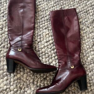 Ferragamo Carla knee high boots